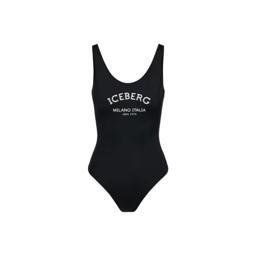 Цвет айсберга купальник One Piece женский черный