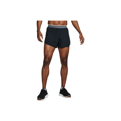 Saucony Outpace Повседневные шорты Мужские Черные