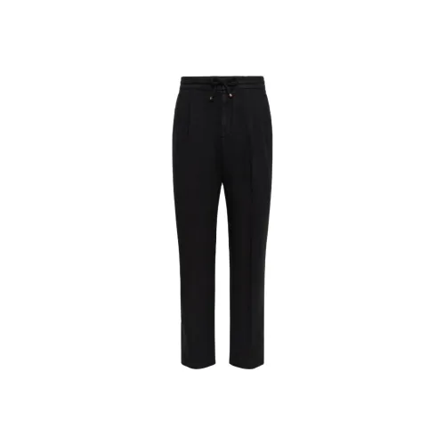 BRUNELLO CUCINELLI Черные Мужские Повседневные Штаны