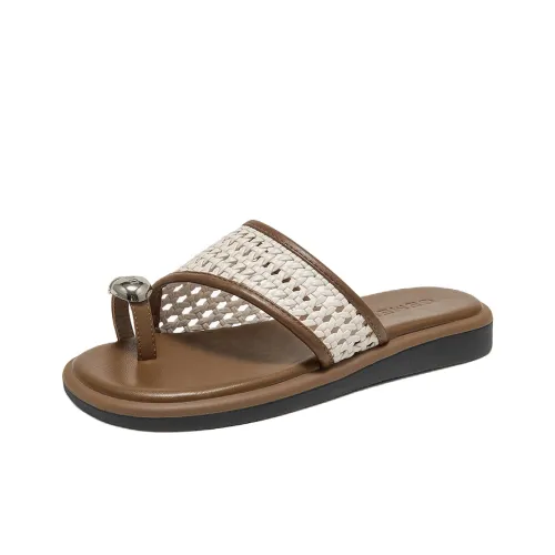 GEMEIQ Резиновая подошва ткань трикотаж шлепанцы женские