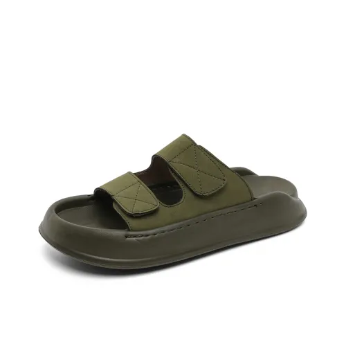 SOBB Slip-resistant Abrasion-resistant Cushioning Слипоны Мужской Оливково-зеленый