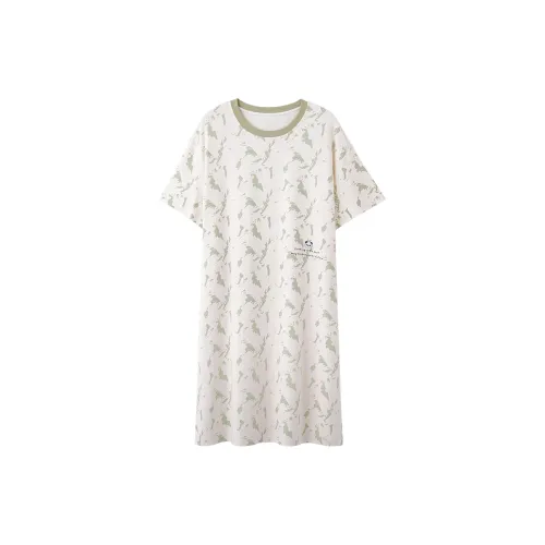 Pretty lady Абрикосовый зеленый Женские Ночные сорочки