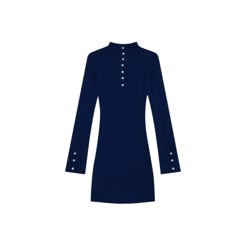 FRANKIES BIKINIS Длинное платье с длинными рукавами женское