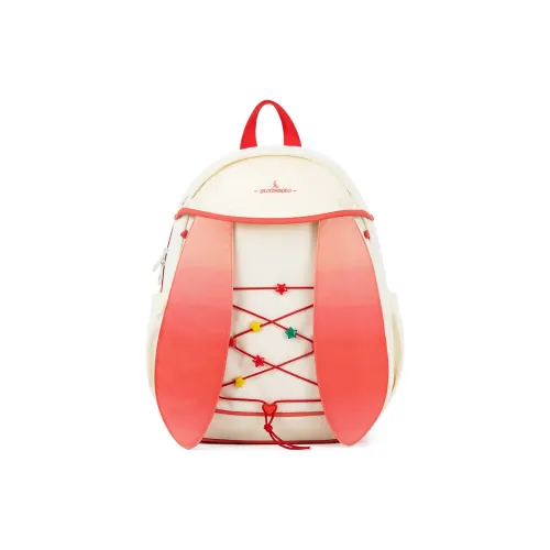THE JUNCO Водонепроницаемый полиэстер рюкзак унисекс красный