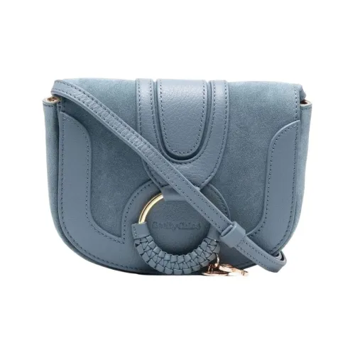 See By Chloe Hana Телячья кожа Сумка через плечо Женская Синяя