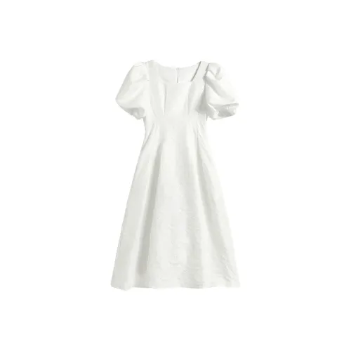 GEZITAI Короткое платье с короткими рукавами женское