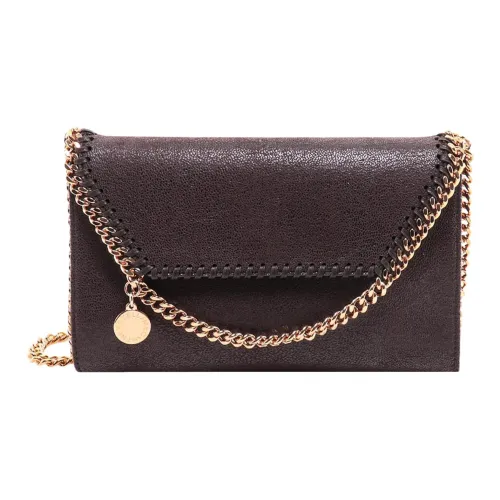 Stella McCartney ПУ (полиуретан) Портативная Сумка через плечо Сумка на плечо Стандартная Женская Коричневая