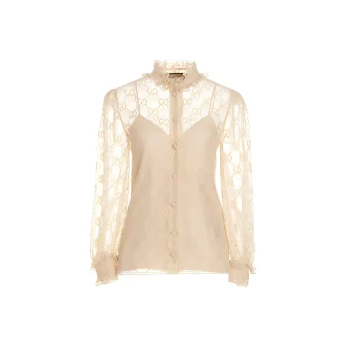 GUCCI Бежевые Женские Рубашки