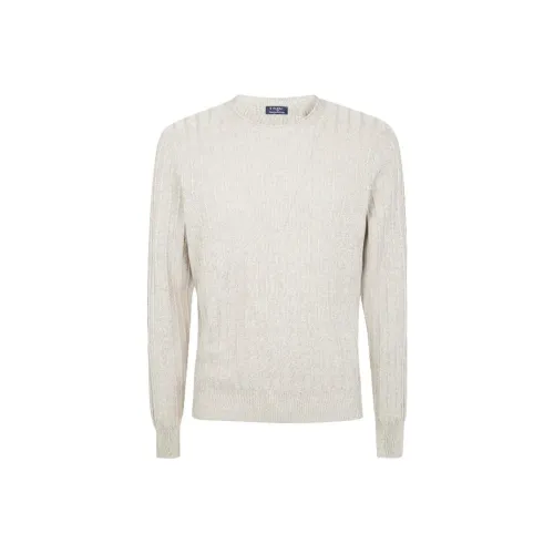 BARBA SS25 Трикотаж Мужской Бежевый