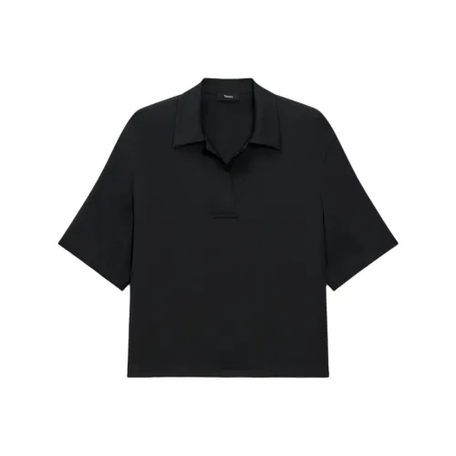 Поло THEORY Женское Черное