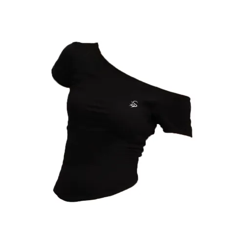 SLEEP AT 11 Черные Женские Футболки