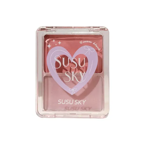 SUSU SKY Двухтон Живой Росный Румяна Крем Увлажняющий Кремовая кожа