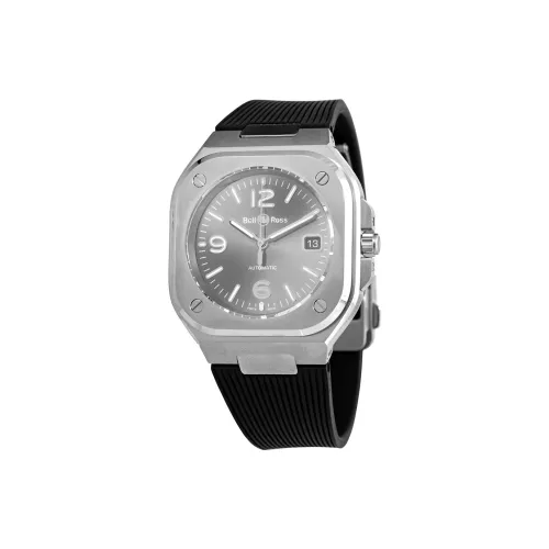 Bell & Ross Автоматический Механический Часы для Мужчин 40 мм Серебряные