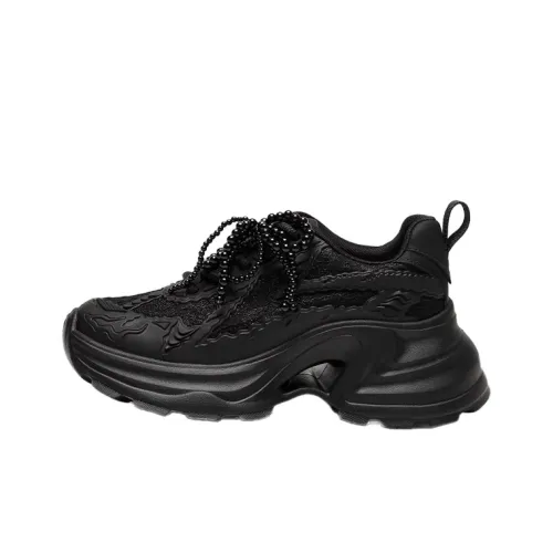 WOOS BOBO Легкий визуально увеличивает рост Низкий топ Тапочки Женские