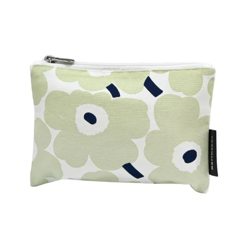 MARIMEKKO Ткань Clutch Маленький Женский Экрю Шалфей Зеленый Темно-Синий