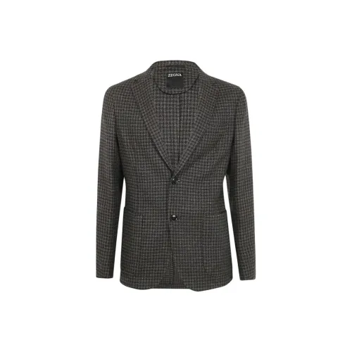 Zegna Бизнес-костюм мужской черный коричневый