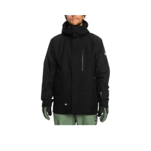 Quiksilver Черная мужская лыжная куртка