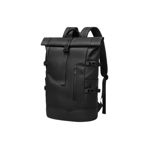 VIHUS Рюкзак из кожной мембраны Мужской Черный Морской Синий