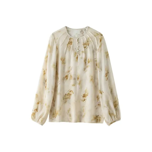 ZHEXI Зеленый Хаки Женские Рубашки