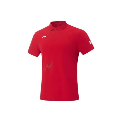 LINING Glory Series Поло Мужское Бык Красный