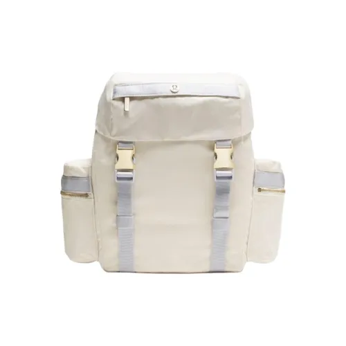 lululemon Нейлон Рюкзак Мини Unisex Light Айвори Starch Розовый Синий