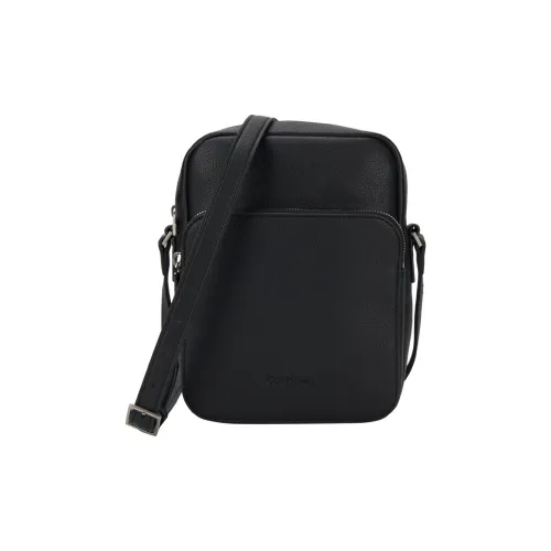 CALVIN KLEIN Сумка через плечо из синтетического материала мужская космический черный