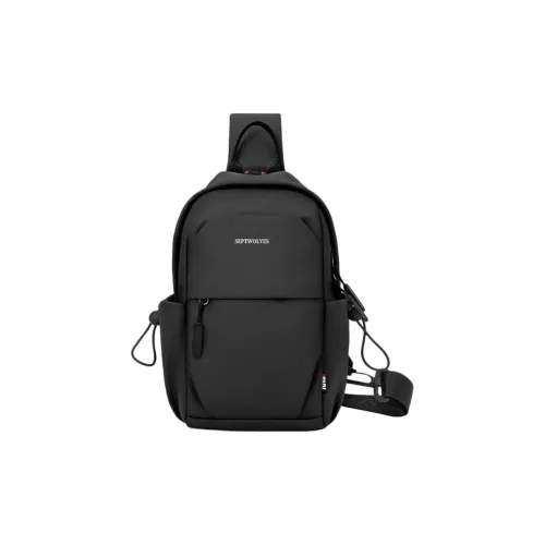 SEPTWOLVES Ткань Sling Сумка Мужская Черная