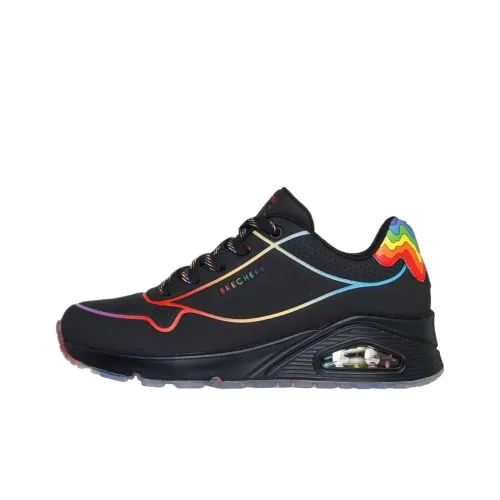 Jen Stark x Skechers Uno Low Топ Кроссовки для тренировок Женские Черный