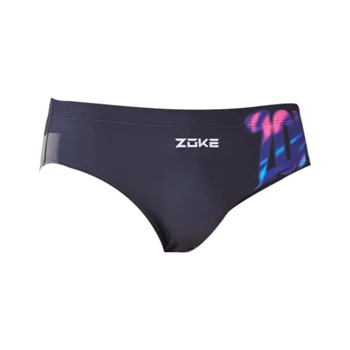ZOKE Плавки Мужские Черный Розовый Орхидея