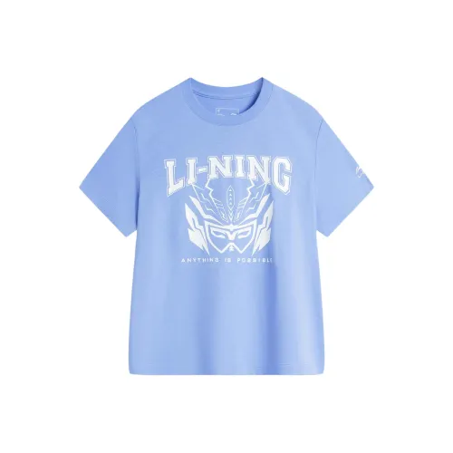 LINING YOUNG Sports Life Collection Футболка Rust Синий Детская