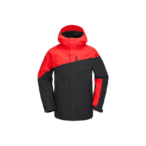 Volcom Куртки и Пальто Мужские Красный Черный