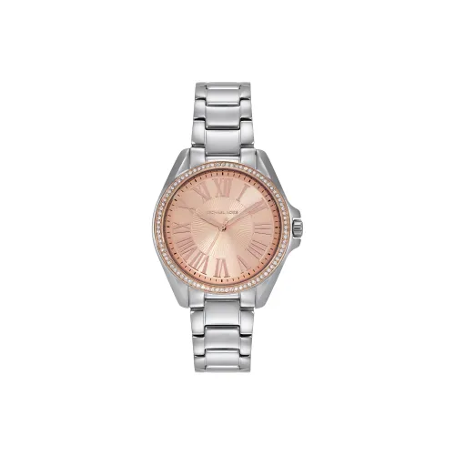 MICHAEL KORS Наручные часы Кварцевый механизм Ремешок из нержавеющей стали 39 мм Розовое золото Циферблат Женские часы