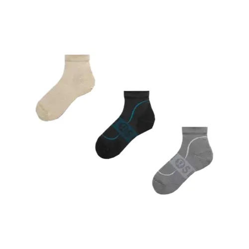 lululemon x SLNSH Power Stride Низкие носки Мужские 3 упаковки Смешанные цвета