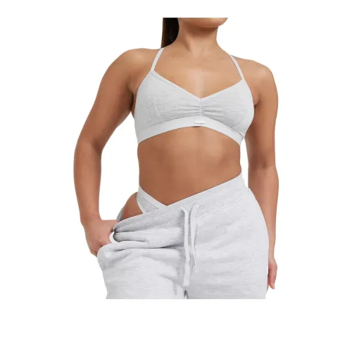 ONER ACTIVE Мягкий Классический Бюстгальтер Bralette Женский Белый Серый