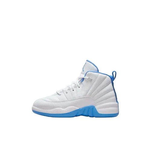 Jordan Air Джордан 12 Противоскользящие Устойчивые к истиранию Низкий Топ Детские Баскетбольные кроссовки