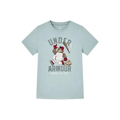 Under Armour T-рубашка синяя для детей 3-7 лет