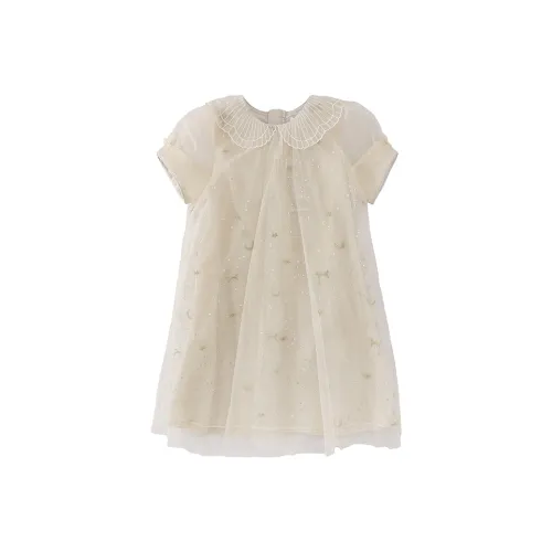 Mami Macca Платье SS25 Белый Дети Возраст 3-7 лет