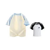 2 пачки (Светло-синий и Абрикосовый Свободный крой + Черно-белый Универсальный размер Укороченный)