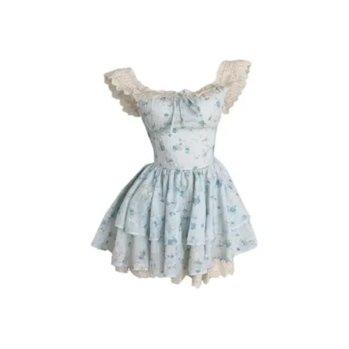 DANCANG Короткий рукав Платье Женское