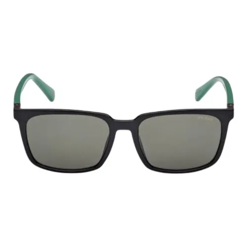 GUESS Injection Квадратные Солнцезащитные Очки Унисекс Черные