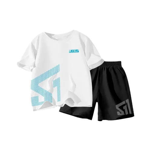 XTEP Повседневная Спортивная Одежда SS25 2-Предметный Комплект Pearl White Подростки