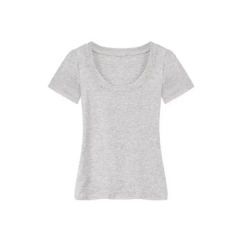 DANCANG Бело-серые Женские Футболки