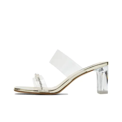 NINE WEST Устойчивые к истиранию Слипоны Женские Золотые