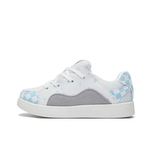 MEXICAN Низкие кроссовки для скейтбординга Женские Белые Синие