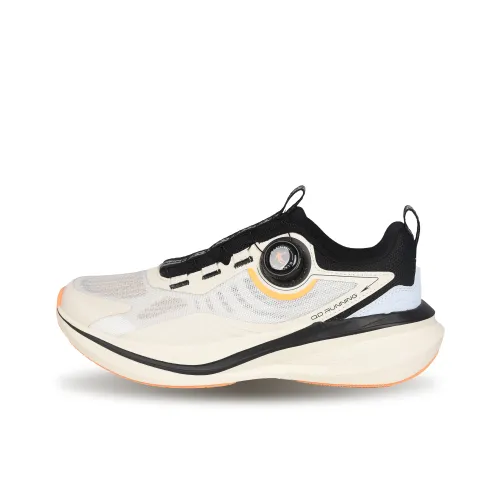 QIAODAN Беговые кроссовки Низкий верх Белый Черный Мужской