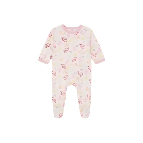 KENZO Coverall Детская одежда Полосатая Поло с принтом на спине розовый для малыша