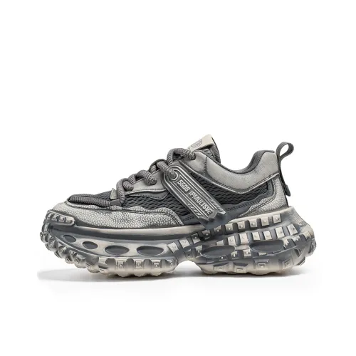 JANECO Низкий топ толстая подошва кроссовки мужские