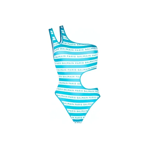 BALMAIN Синий Женские Ван-Пис Купальники