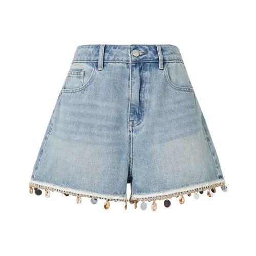 Hopeshow Джинсовый синий 071 Женские джинсовые шорты