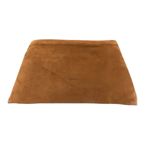 Staud Коровья замша кожа клатч женский карамельно-коричневый
